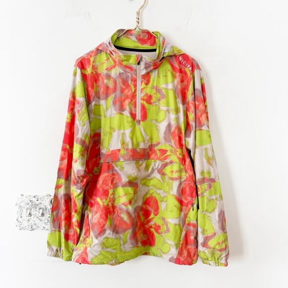 NWT Municipal Sport Utility Anorak Jacket in Wildflower Hooded Windbreaker M - Picture 5 of 13